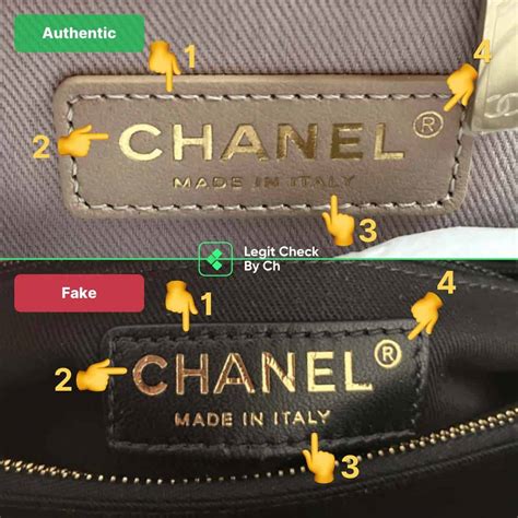 real vs fake chanel logo|how to check chanel authenticity.